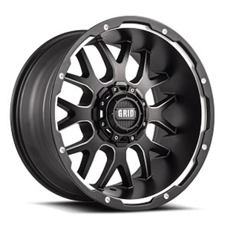 18 X 9 In. Black With Natural Accents Wheel